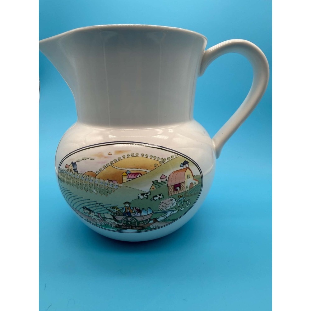 Studio Nova White Pitcher Farmhouse Cottagecore